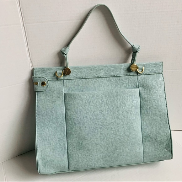 Foley + Corinna Satchel Crossbody Baby Blue Bag - Picture 8 of 16